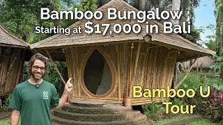 Bamboo Bungalow for $17K in Bali - Tour with Bamboo U