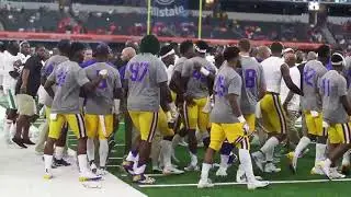 LSU and Miami players scuffle before Advocare Classic