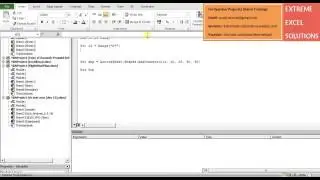 Excel Tutorial : Adding shapes using VBA macro