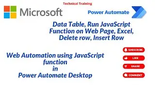 Extract Data From Web Page Using JavaScript In Power Automate Desktop