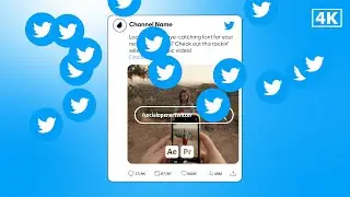 Social Opener Twitter (After Effects Template - Premiere Pro Mogrts)