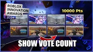 🔥Roblox Innovation Awards 2024 - Voting Hub Script • Show vote count [FREE ITEMS!]