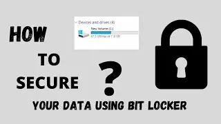 Secure your data using Bit Locker| AGM PANDAS