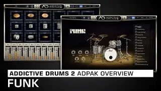 Addictive Drums 2 ADpak Overview: Funk