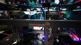 aaawave 12 GPU Mining Rig FRAME Review!