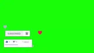 Magical Loving Subscribe Button Green Screen Chroma Key VFX (4) - Copyright FREE Video