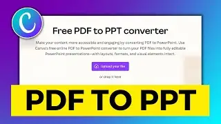 How to Convert PDF to PPT using Canva