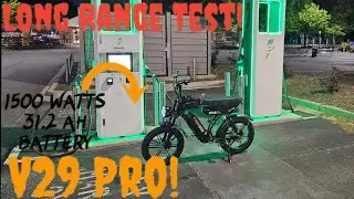 Tamobyke v29 Pro Electric Bike Review and Long Range Test!  Amazing How Far we Made it!