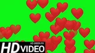 FREE HD GREEN SCREEN || RAIN HEART || FREE TO USE