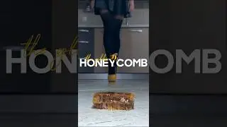 Pea vs. Honeycomb! High Heels Crushing Food! Oddly Satisfying! ASMR