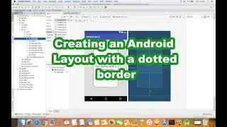 Creating an Android Layout with a dotted border