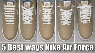 5 BEST WAYS TO LACE UP YOUR NIKE AIR FORCE 1 LOW | Laces Styles