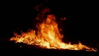 Action stock footage with a black screen (32) - fire