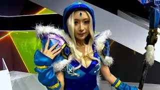 Crystal Maiden Cosplay ESL One