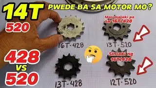 14T-520 PWEDE BA SA MOTOR MO? SPROCKET COMBINATION!