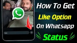 How to Get Like Option On WhatsApp Status | Whatsapp status like option not showing problem