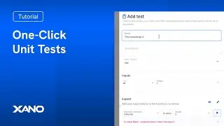 One-Click Unit Tests with No-Code