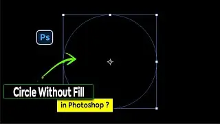 How to Draw a Circle Without Fill in Photoshop - How to Make a Circle in Photoshop