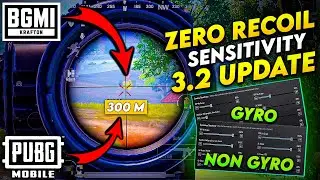 3.2 UPDATE ZERO RECOIL SENSITIVITY FOR LASER SPRAY IN BGMI & PUBGM BEST SENSITIVITY FOR ALL DEVICE |