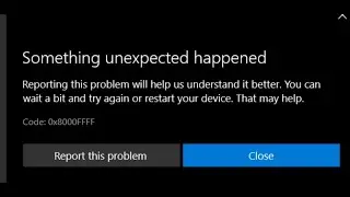 Fix Microsoft Store Error Code 0x8000FFFF