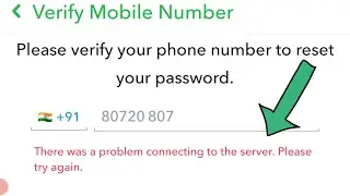 Fix snapchat there was a problem connecting to the server please try again | Problem Solved