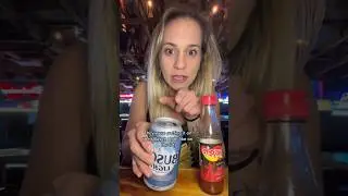 Trying hot sauce and busch light together #buschlight #hotsauce #bartender