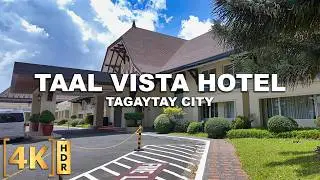 Tour at Tagaytay's Largest and Oldest Hotel! TAAL VISTA HOTEL | Full Walking Tour | Philippines