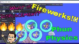 Epic and Fun Fireworks thanks to Displacement & Restitution! A Phun Physics Project