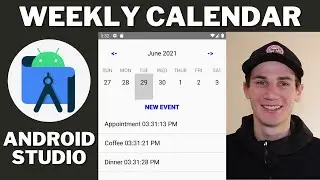 Weekly Calendar Android Studio Tutorial | Daily Events List