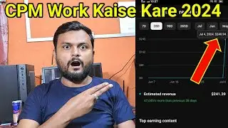 Sirf 1 Din me $240 Doller | CPM Work New Trick 2024