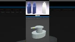 Body Lotion Bottle 3D Design in Blender #blender #3dmodelling  #productdesign #bottle #bottle3dart