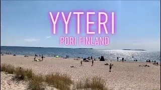 Yyteri Beach Pori - Suomi Finland July 2024. 4K Walk tour. Finlandiya Yyteri Sahil