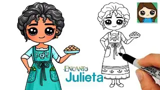 How to Draw Julieta Madrigal 🥖Disney Encanto