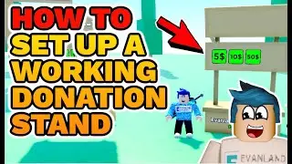 HOW TO SET UP DONATION STAND IN PLS DONATE ROBLOX GAME || UPLOAD SHIRTS FOR FREE || FREE ROBUX