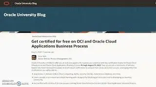 [Breaking News] Oracle Cloud FREE Certification Promotion Is Now Open Through August 31, 2023