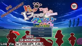 Game H female protagonist cuma 86MB|Dog F**k Quest Gameplay.