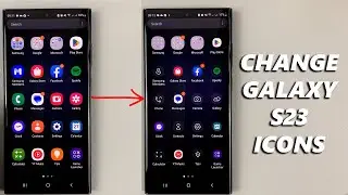 How To Change Icons On Samsung Galaxy S23's