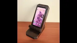 Деревянная подставка для телефона. DIY phone stand.