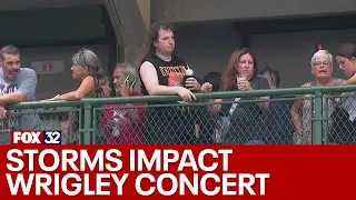 Concert at Wrigley Field kicked off early due to severe weather