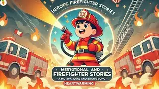 Heroic Firefighter Stories - A Motivational and Brave Heartwarming | Cuteni Song For Kids #songs