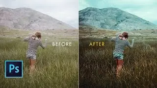 Photoshop cc Tutorial: photoshop cinematic effect | Camera RAW Filter