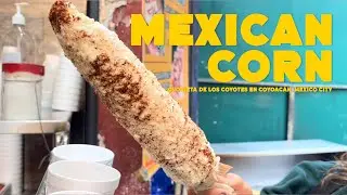 MEXICAN CORN / Streetfood México / Glorieta de los Coyotes en Coyacán / Mexico City