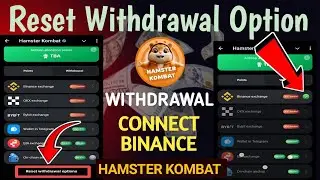 Hamster Kombat Withdrawal Process Step By Step | How to connect binance wallet to hamster kombat