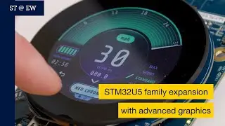 ST@EW2023: STM32U5  family expansion with advanced graphics