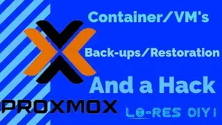 Proxmox Back-Ups, Restorations, and a Work Around