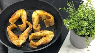 Готовим ВКУСНУЮ ОСЕТРИНУ👍Стейки из осетра. Рыбные стейки.