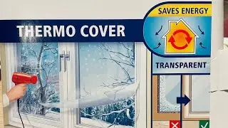 How to install Thermo Cover for window/ SAVE ENERGY