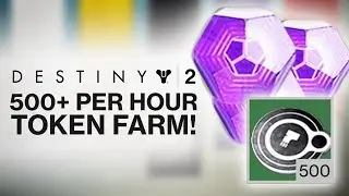 DESTINY 2: The BEST Faction Token Farm in Destiny 2! (500+ Tokens PER HOUR!)