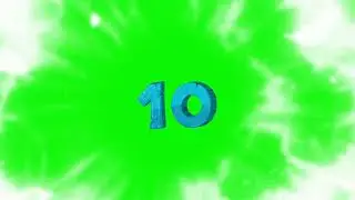 Green Screen Countdown 10 second I NO COPYRIGHT I Free Download #greenscreen