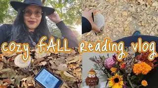 🍂📚☕️ a cozy bookish weekend, halloween, FALL reading vlog